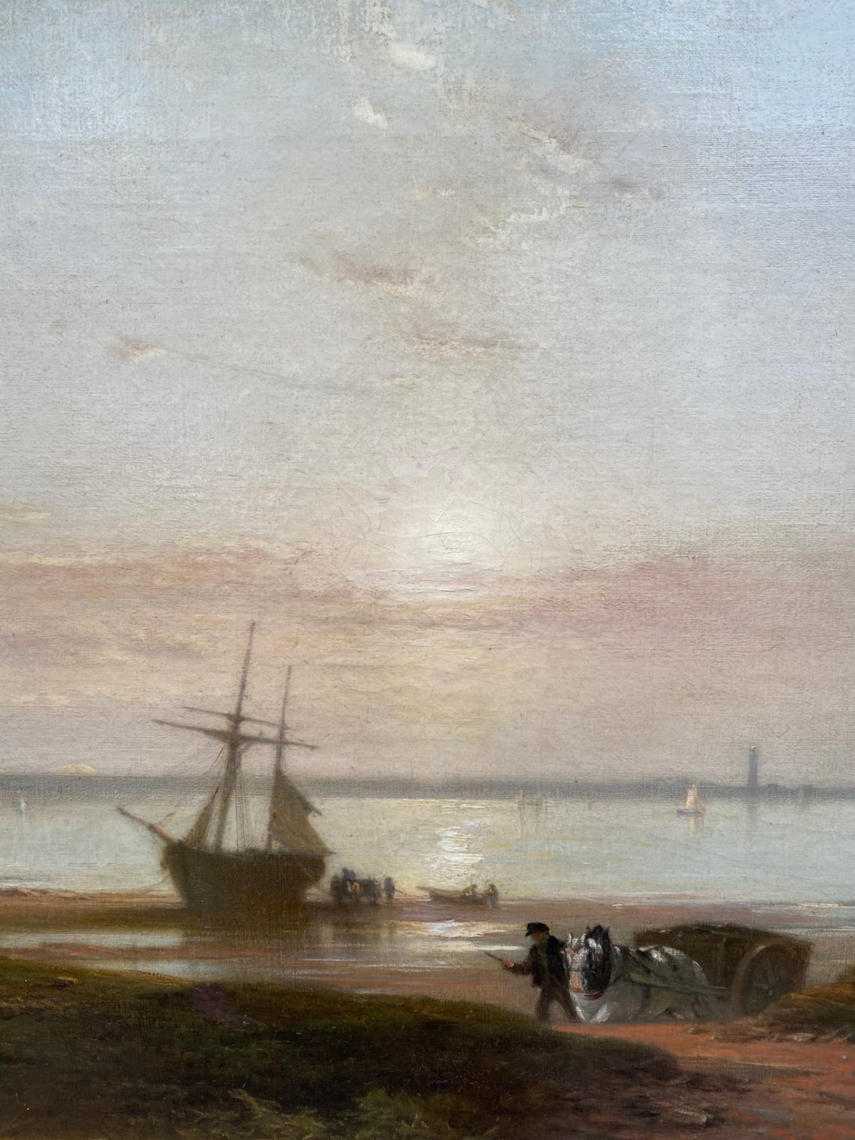 James Cassie RSA RSW, Early Morning on the Tay from Monifieth, 1870