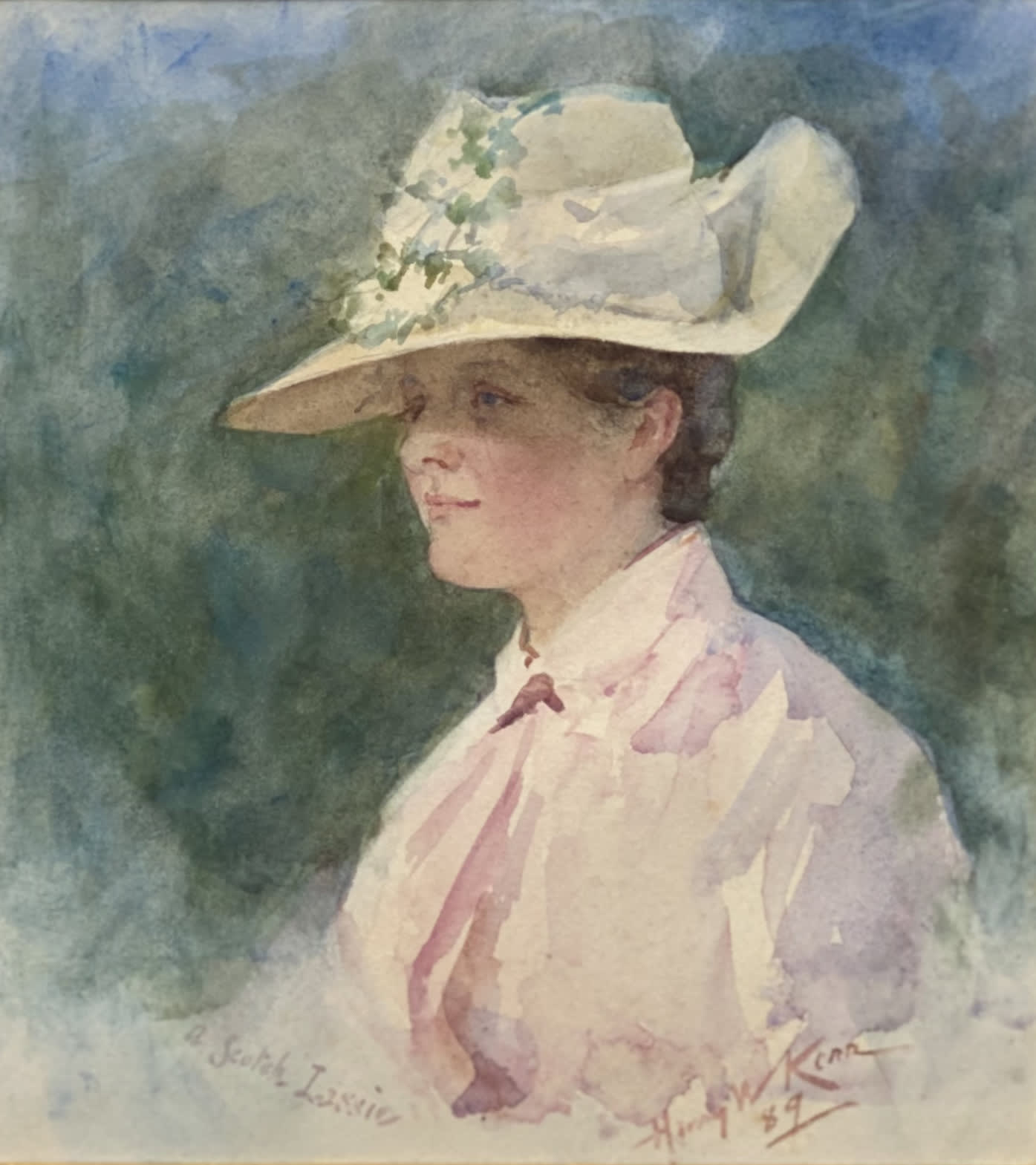 Henry Wright Kerr RSA RSW, A Scotch Lassie