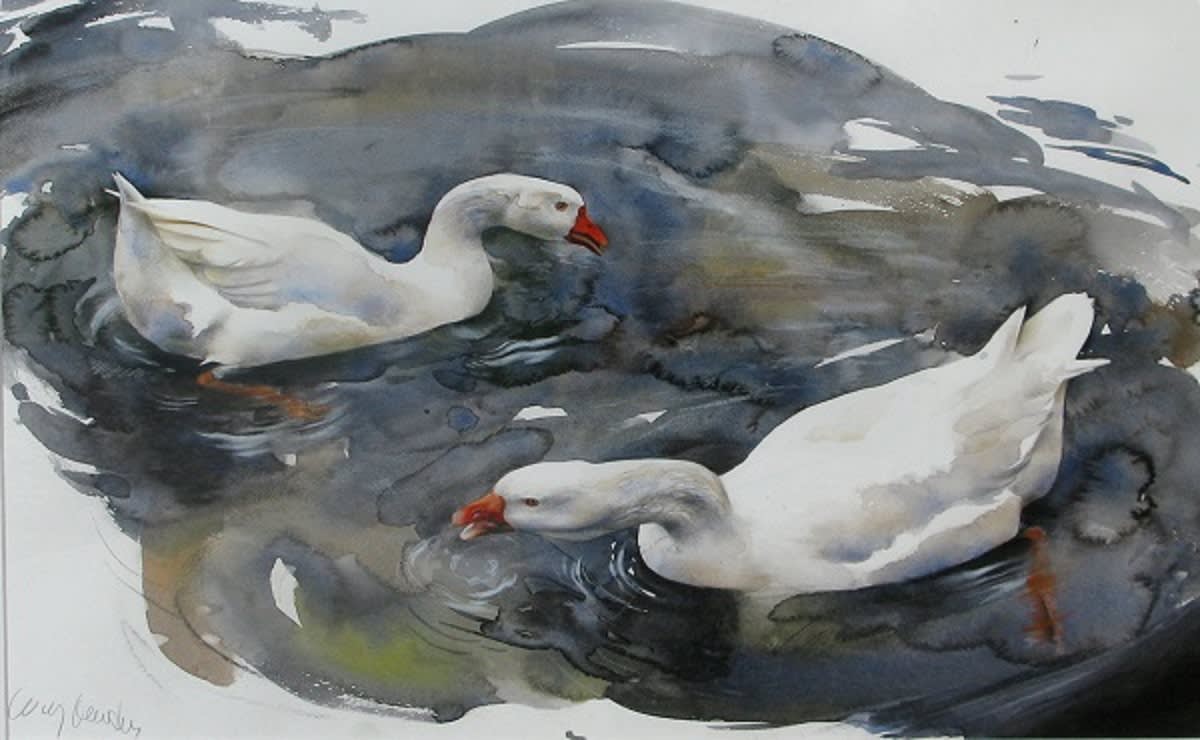 Lucy Newton, Geese on Loch