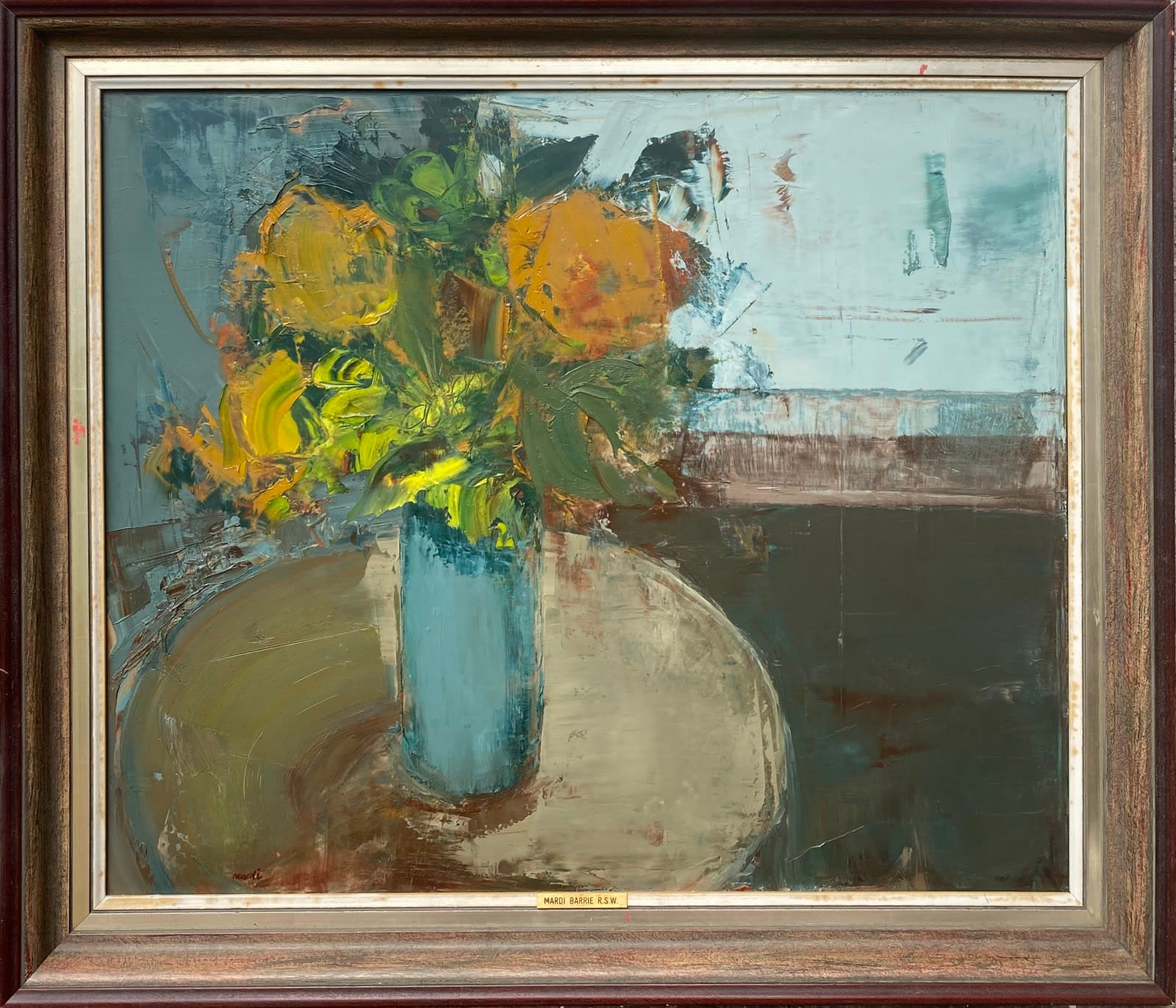 Mardi Barrie RSW, Still Life of Flowers