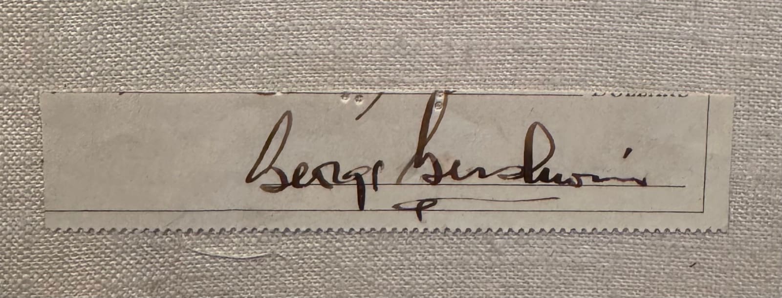 George Gershwin, Head Study of a Man