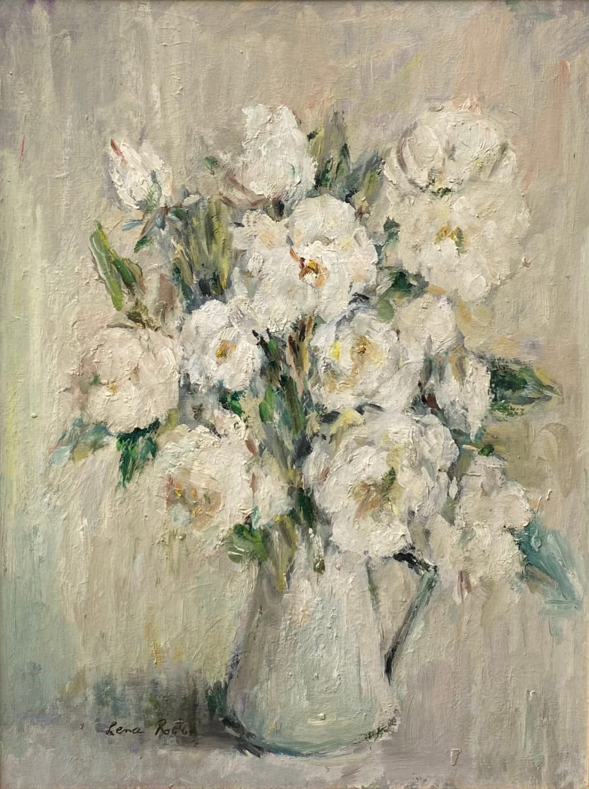 Lena Robb, White Roses, 1974