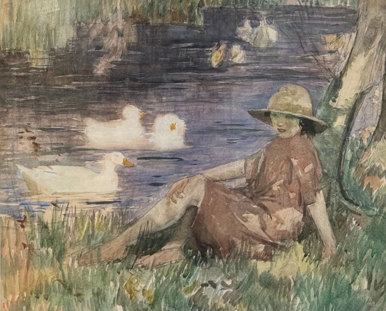David Gauld RSA, By the River