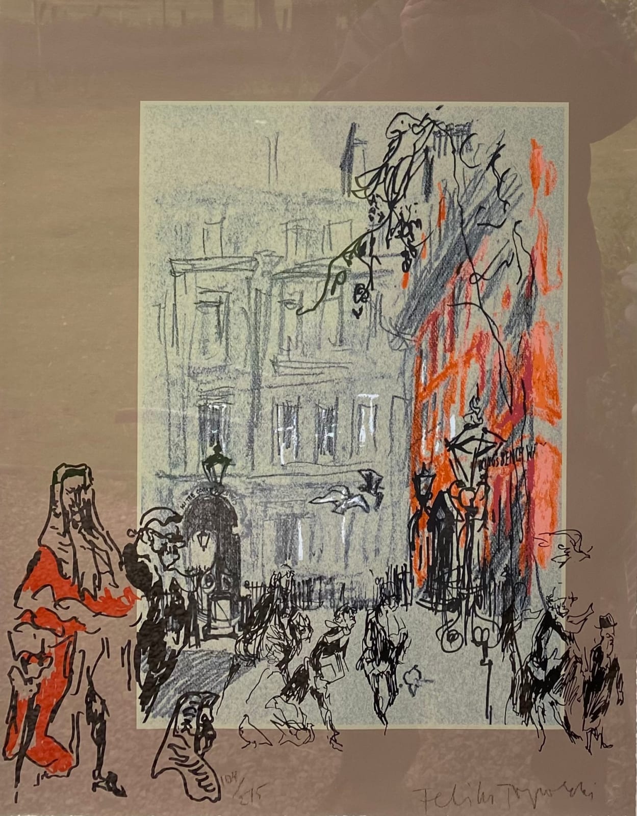 Feliks Topolski RA, Inns of Court