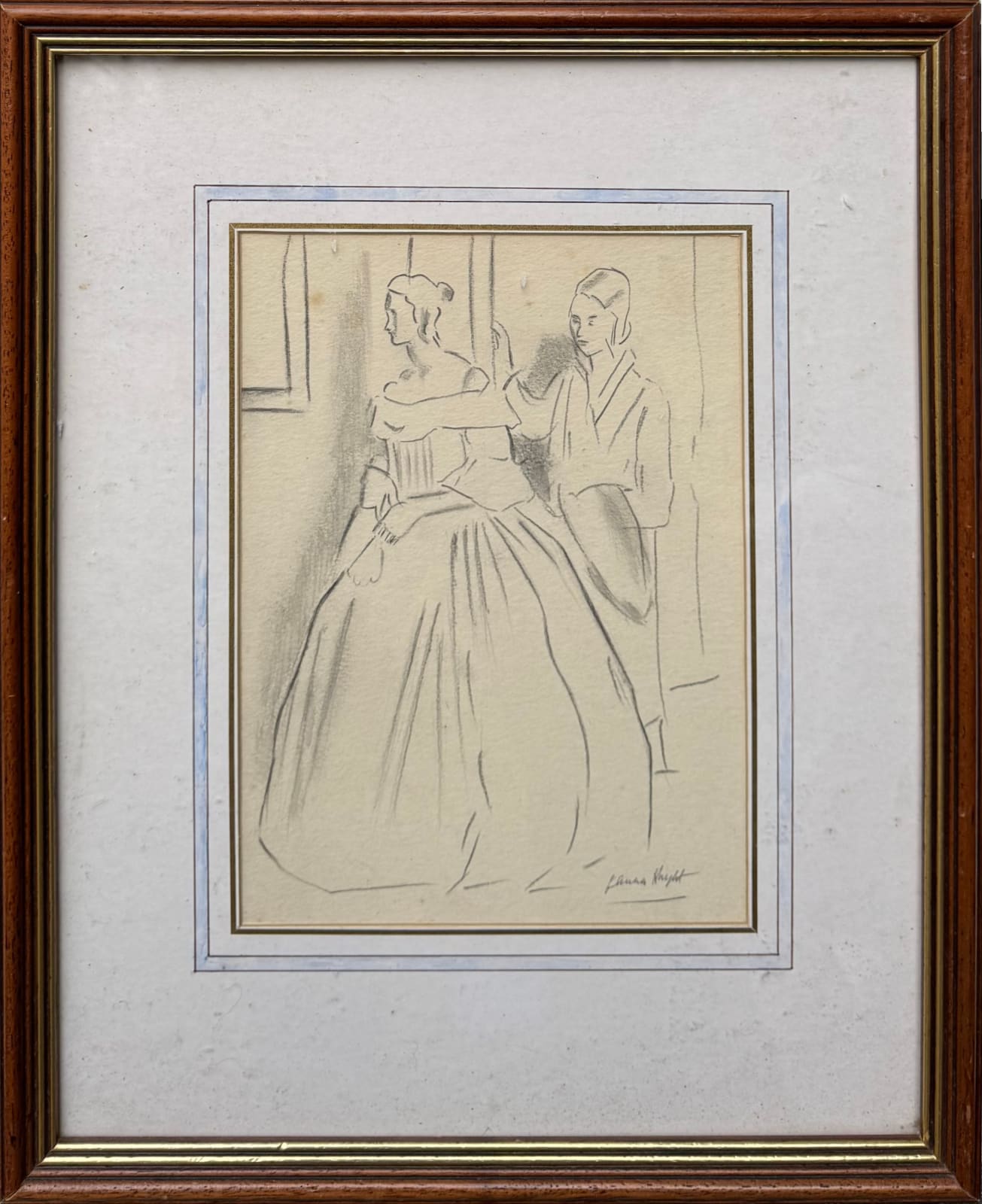 Laura Knight DBE RA RWS, The Dress