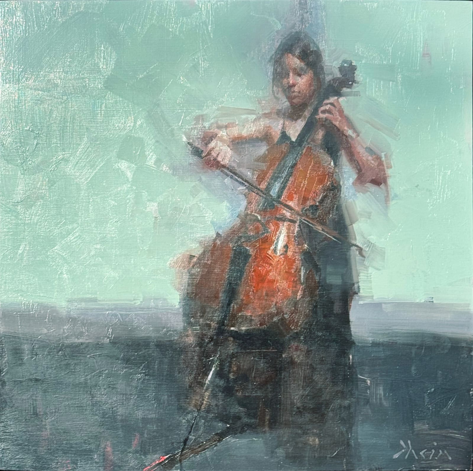 Jacob Dhein, The Cellist II, 2024