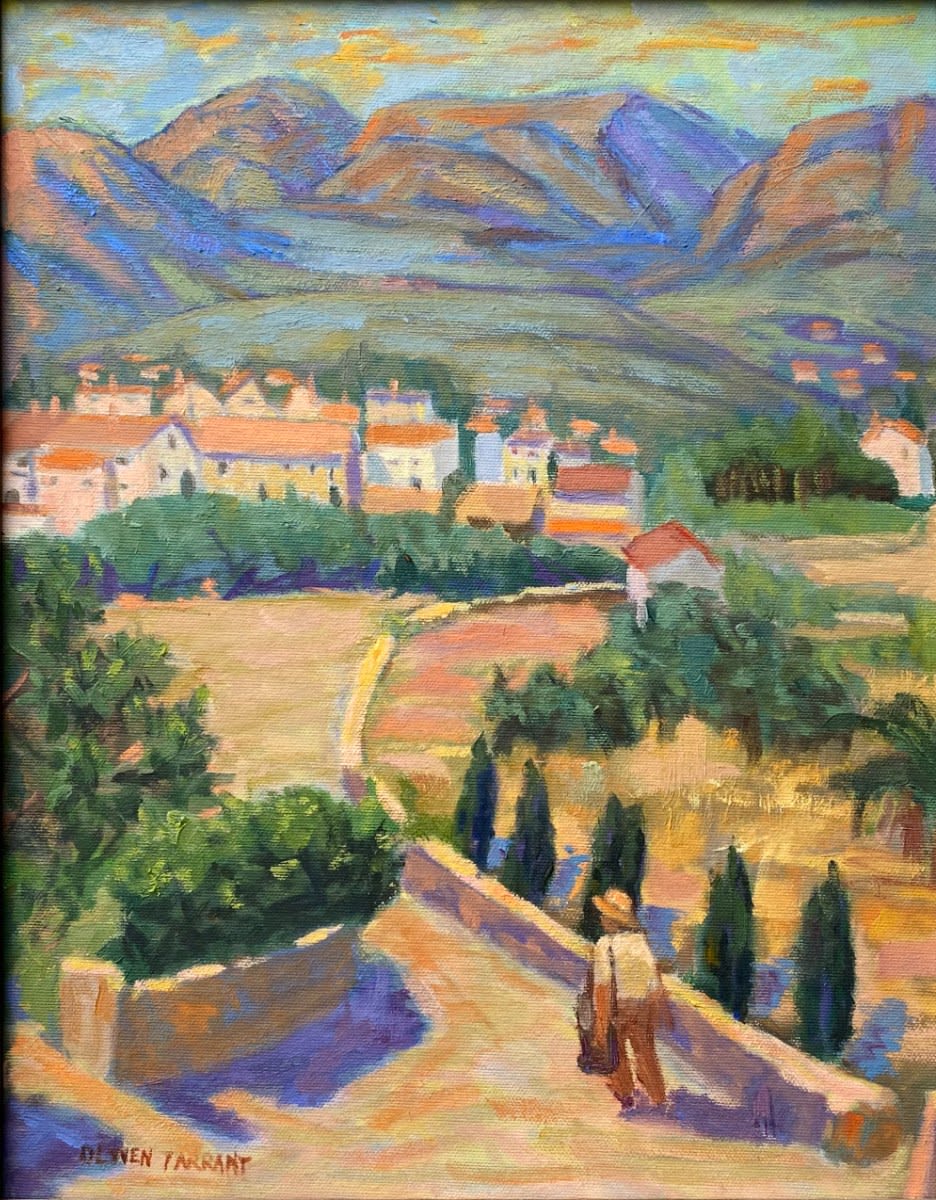 Olwen Tarrant PROI, The Walk to the Mountains, Majorca