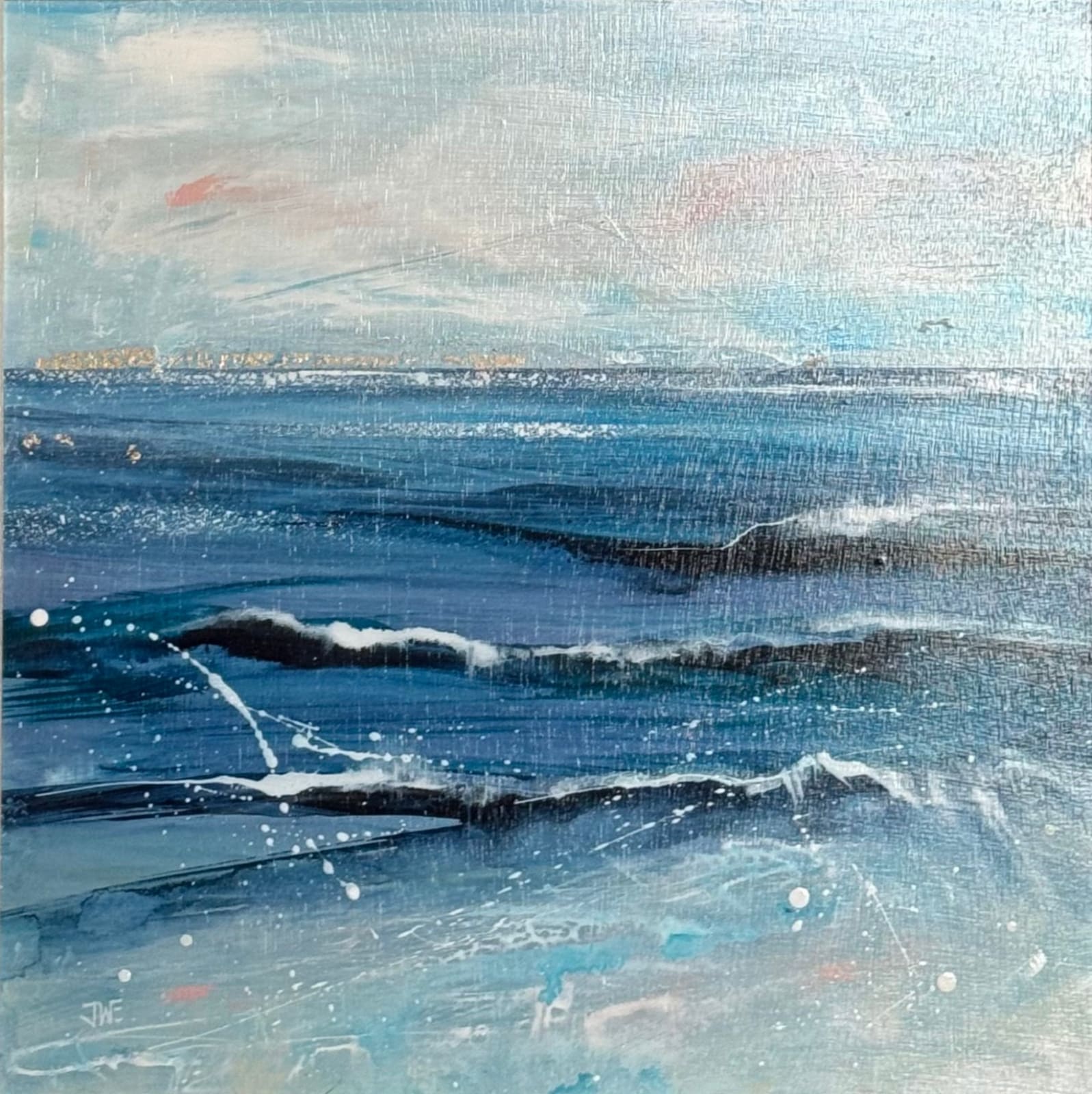 Jude Edgar, Watching the Waves come in, Findhorn