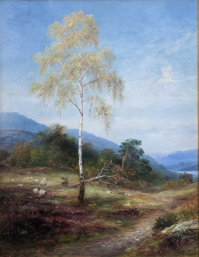 John MacWhirter RA HRSA RI RE, Autumn in Strathspey