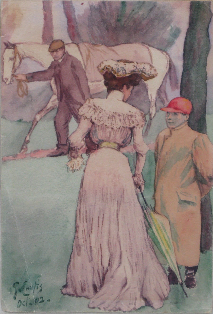 George Vaughan Curtis, La Femme et Le Maquignon