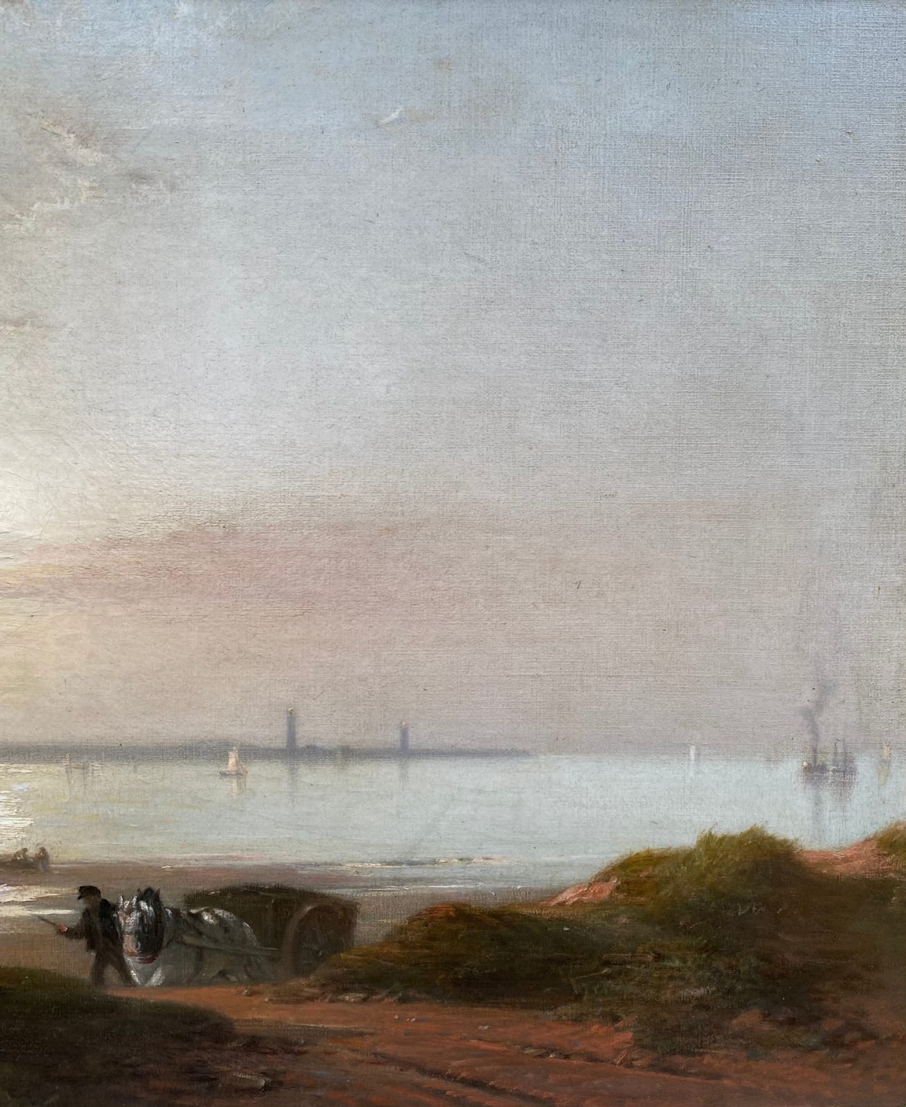 James Cassie RSA RSW, Early Morning on the Tay from Monifieth, 1870