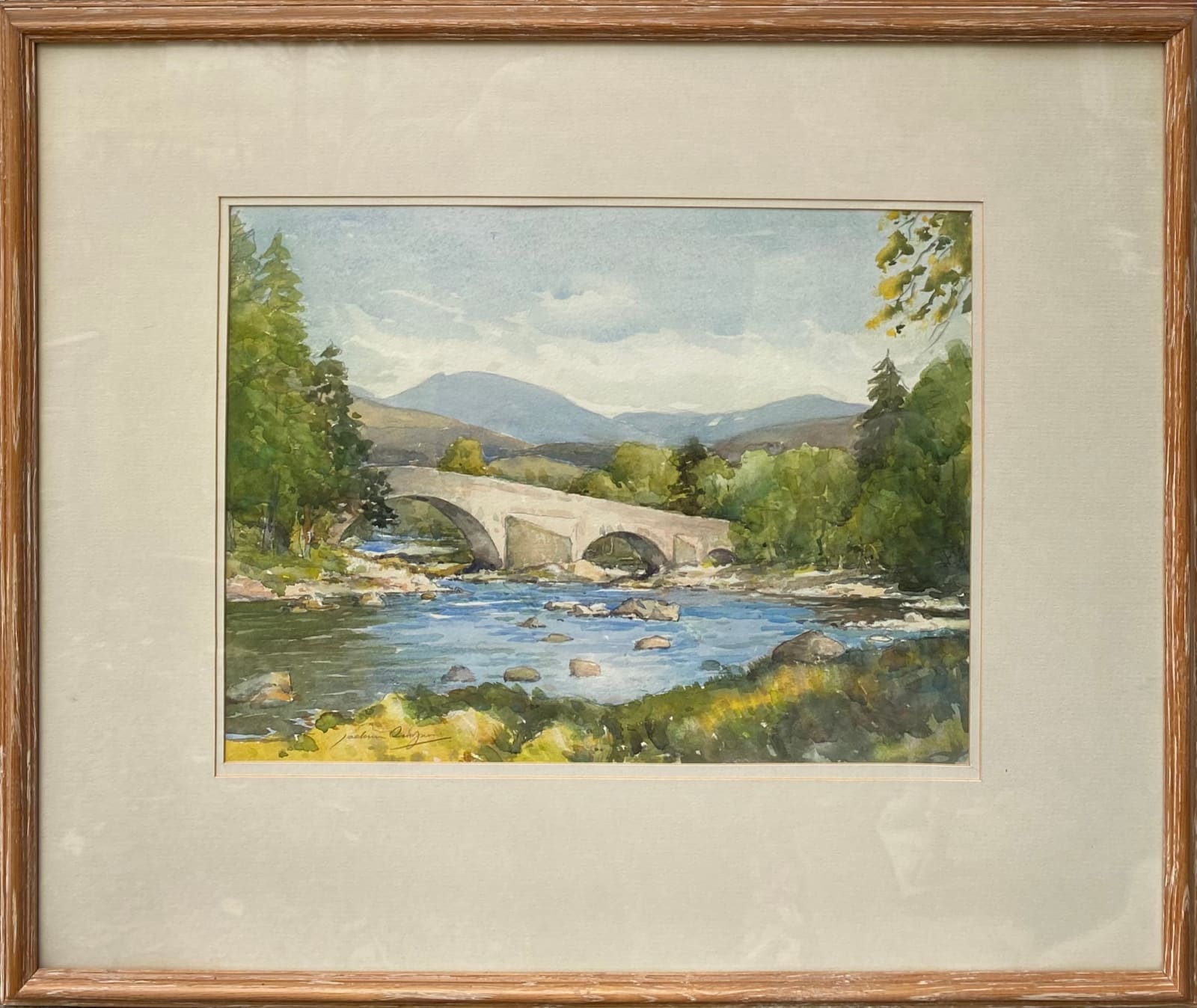 Henry Jackson Simpson MC, The Old Brig o'Dee, near Braemar