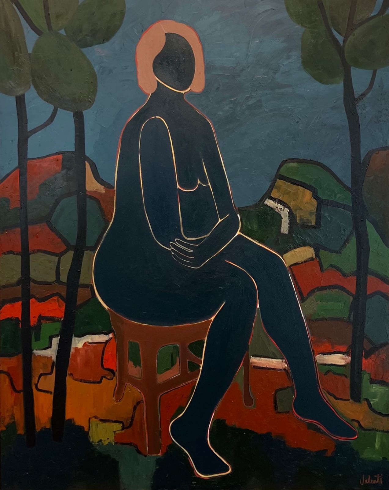 Alexandra Valenti, Inflection Point(settias), 2024