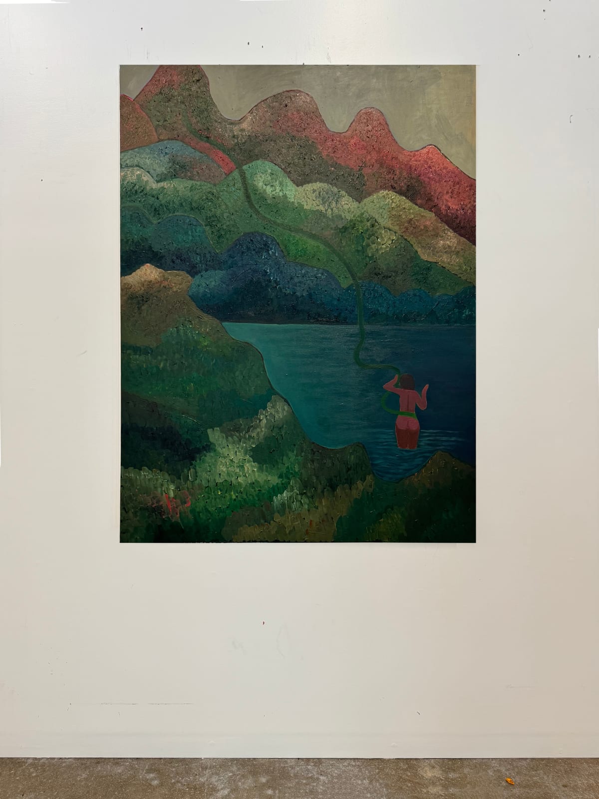 Alexandra Valenti, Rope Swing at Magic Mountain, 2025