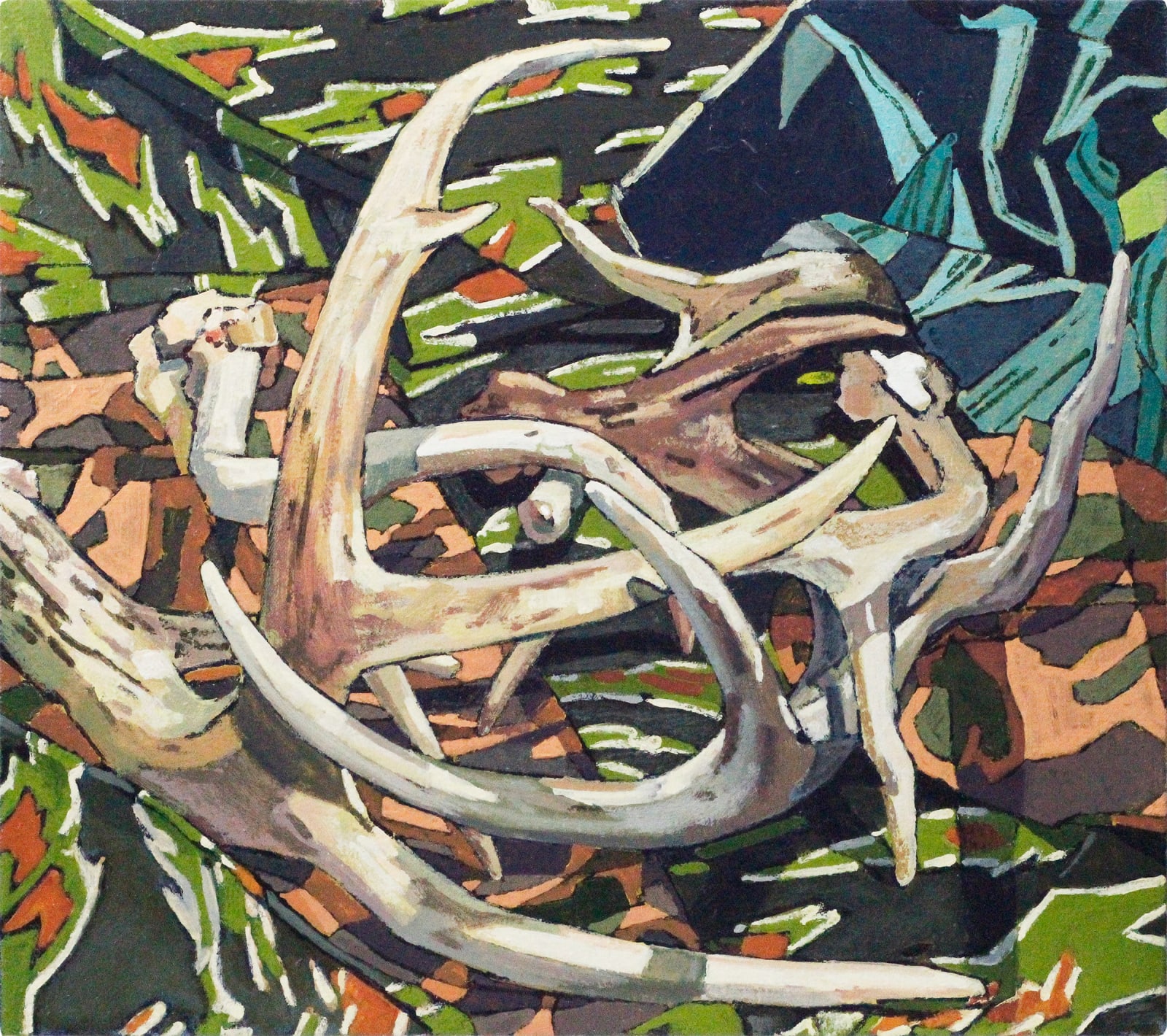 Slater Reid Sousley, Nest of Antlers, 2024