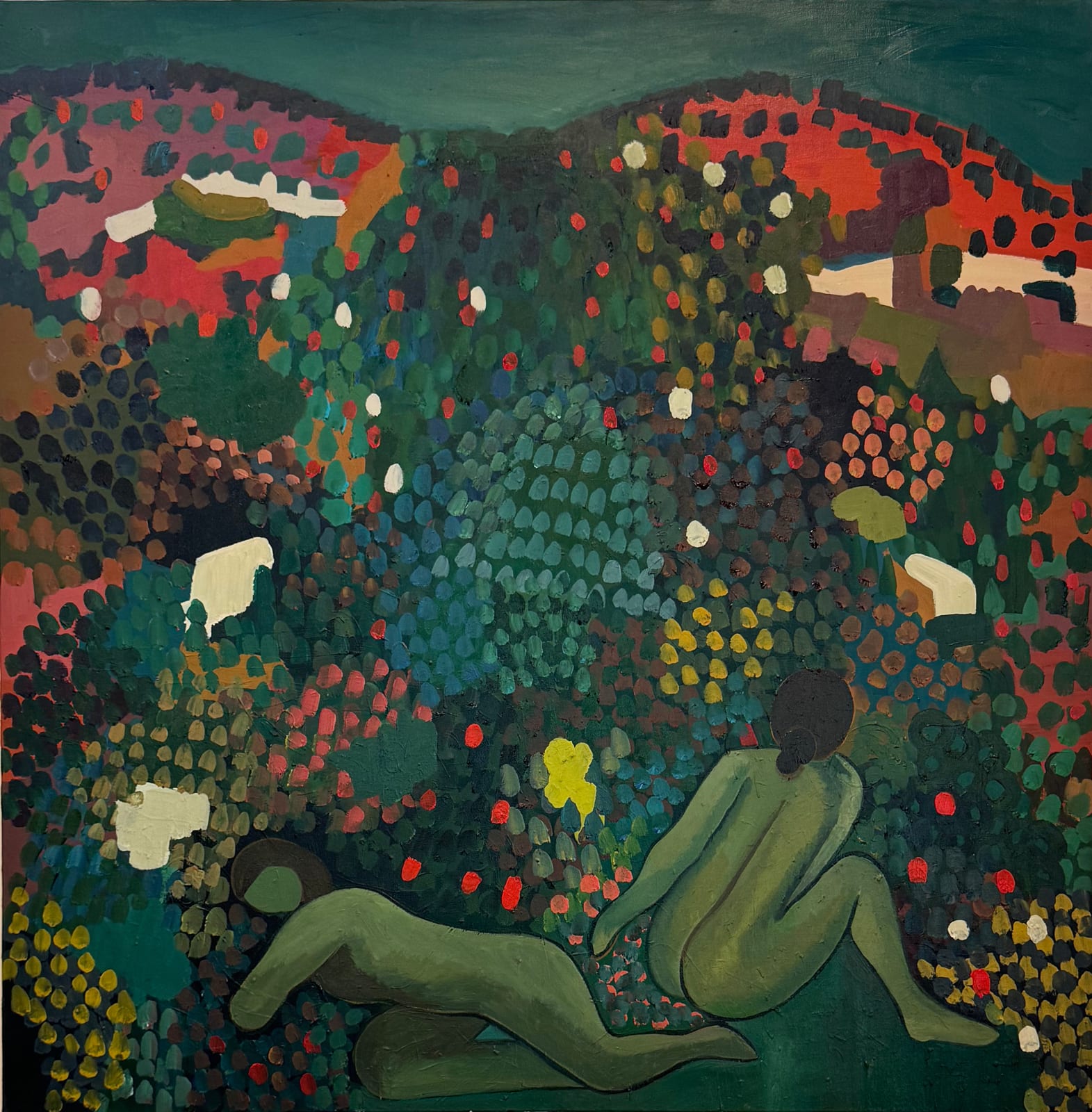 Alexandra Valenti, Sunbathers on Magic Mountain 1, 2025