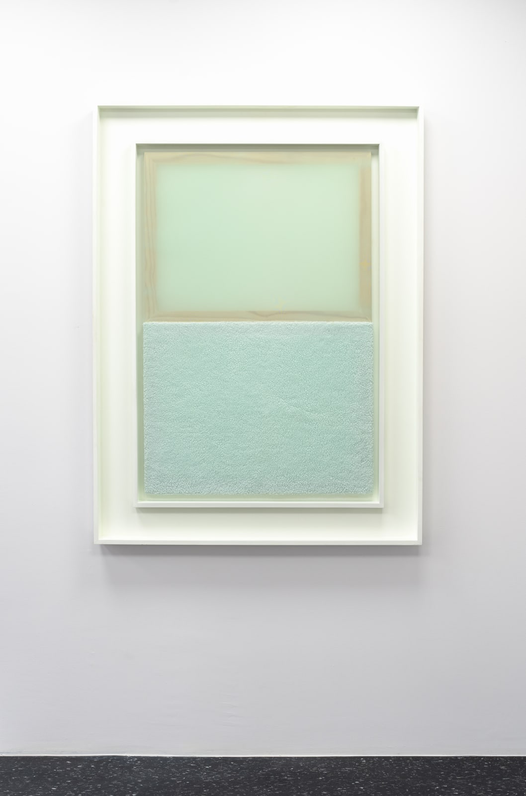 Andy Coolquitt, See thru Sea green sheer Chiffon vintage Naughty Negligee Nighty with Medium weight pale Mint Green textured Anti-Pill Winter fleece, 2016-2025