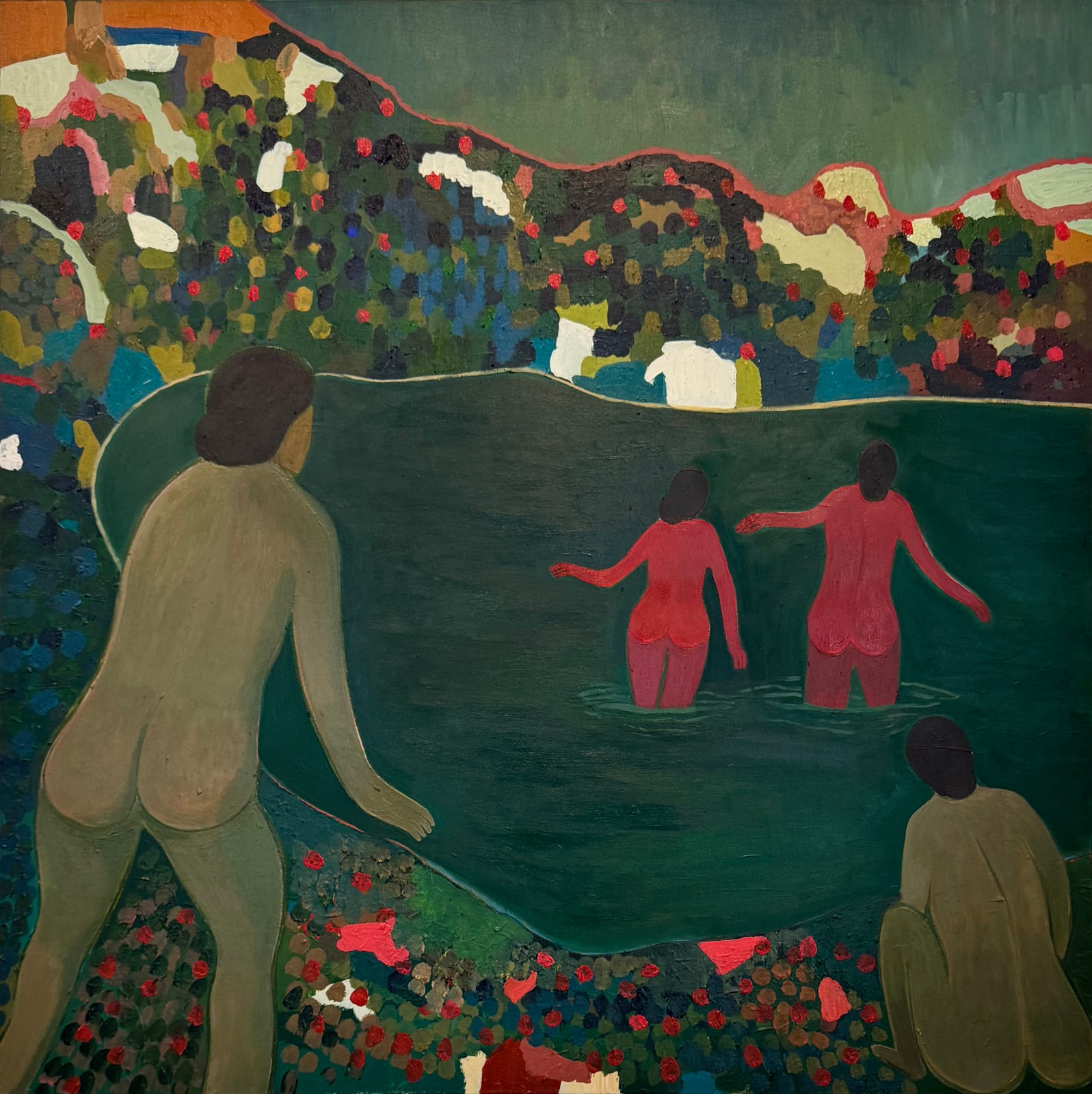 Alexandra Valenti, Sunbathers at Magic Mountain 2, 2025