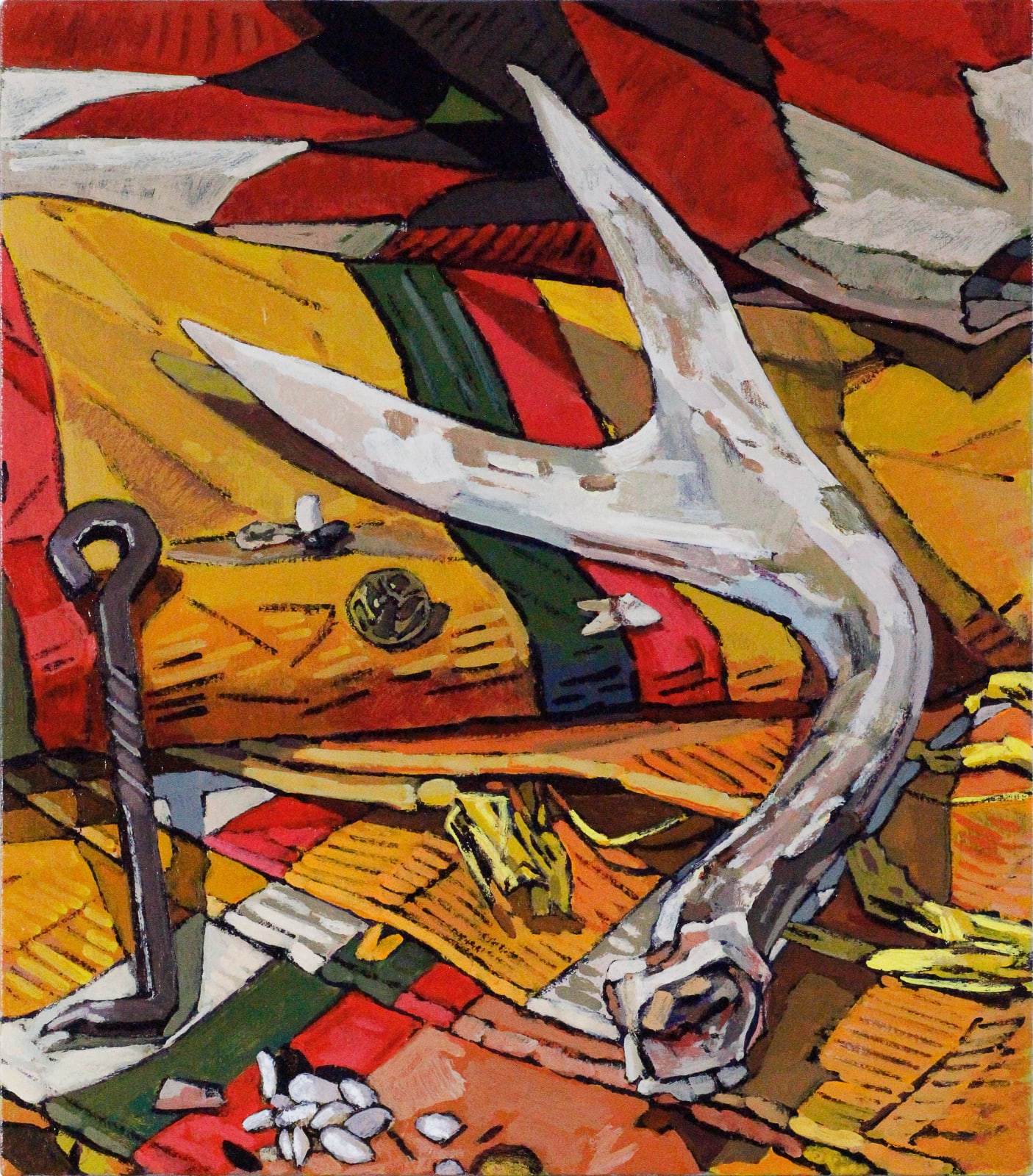 Slater Reid Sousley, Forged Hook and Fallen Shed, 2023