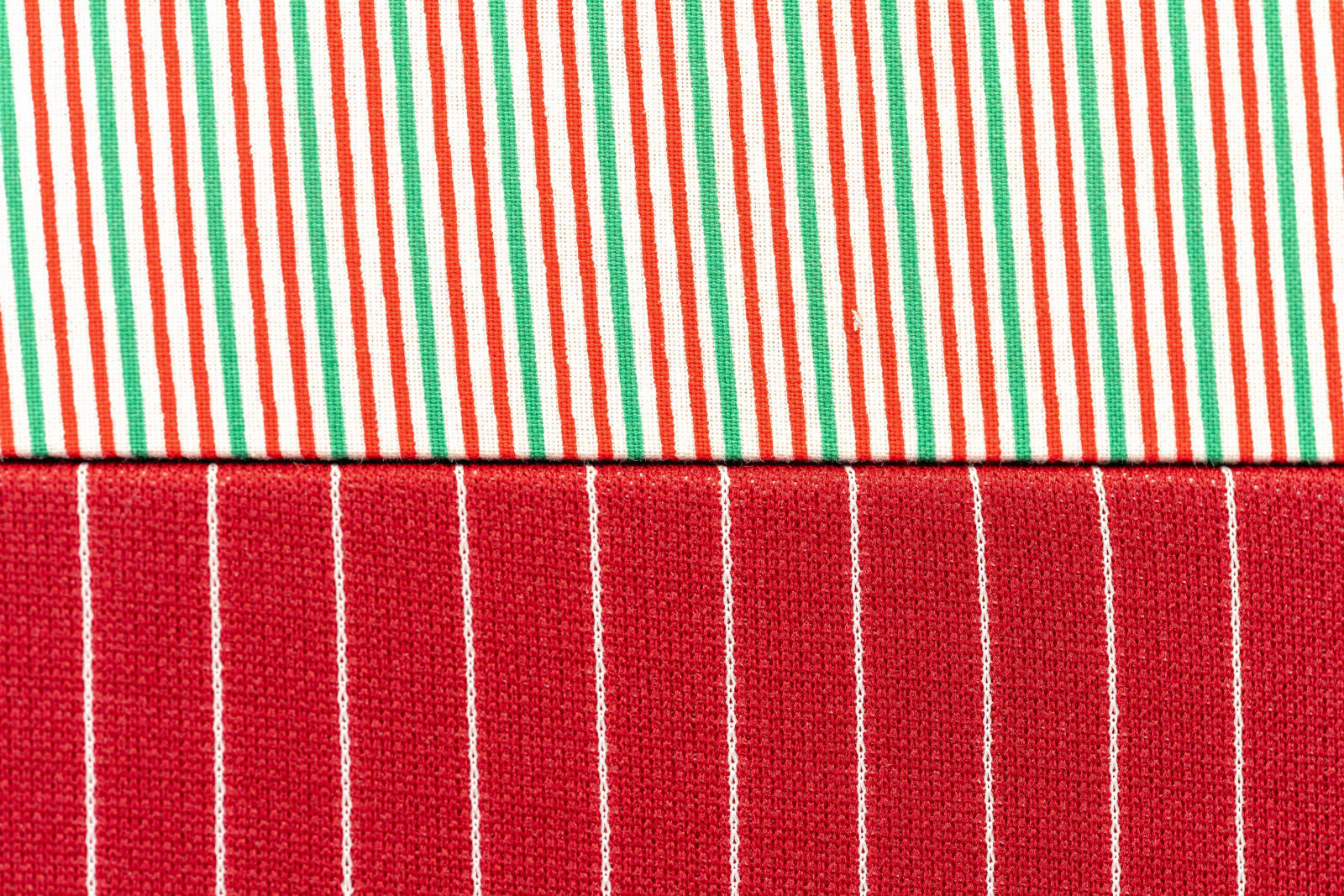 Andy Coolquitt, Red Green vibrating eye-massage Christmas stripe Cotton Prince with Maroon Whisper White Pinstripe Button Down Light Weight work work, 2016-2025