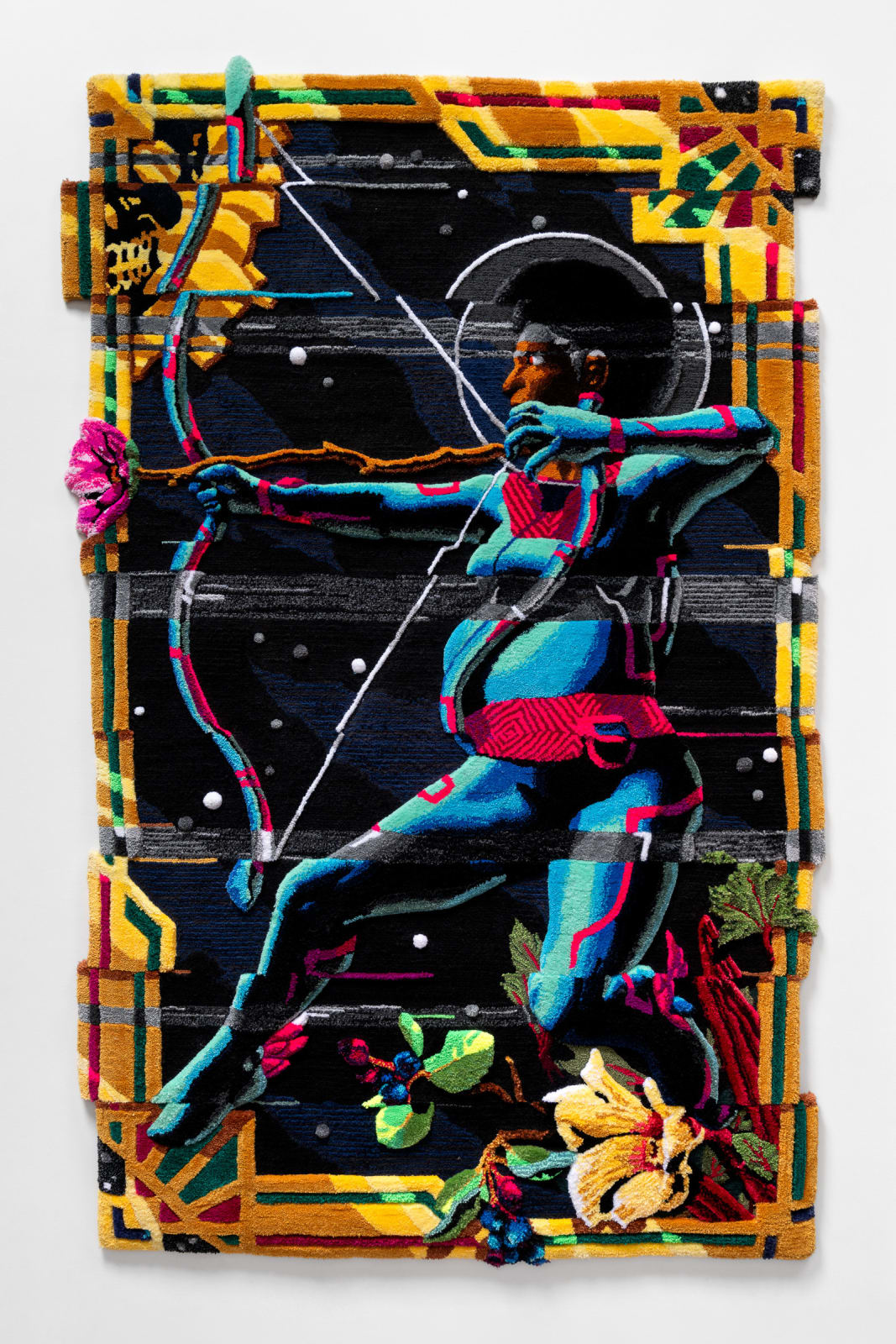 AJA Louden, Mother with Okra, Saskatoon Berries, 2024