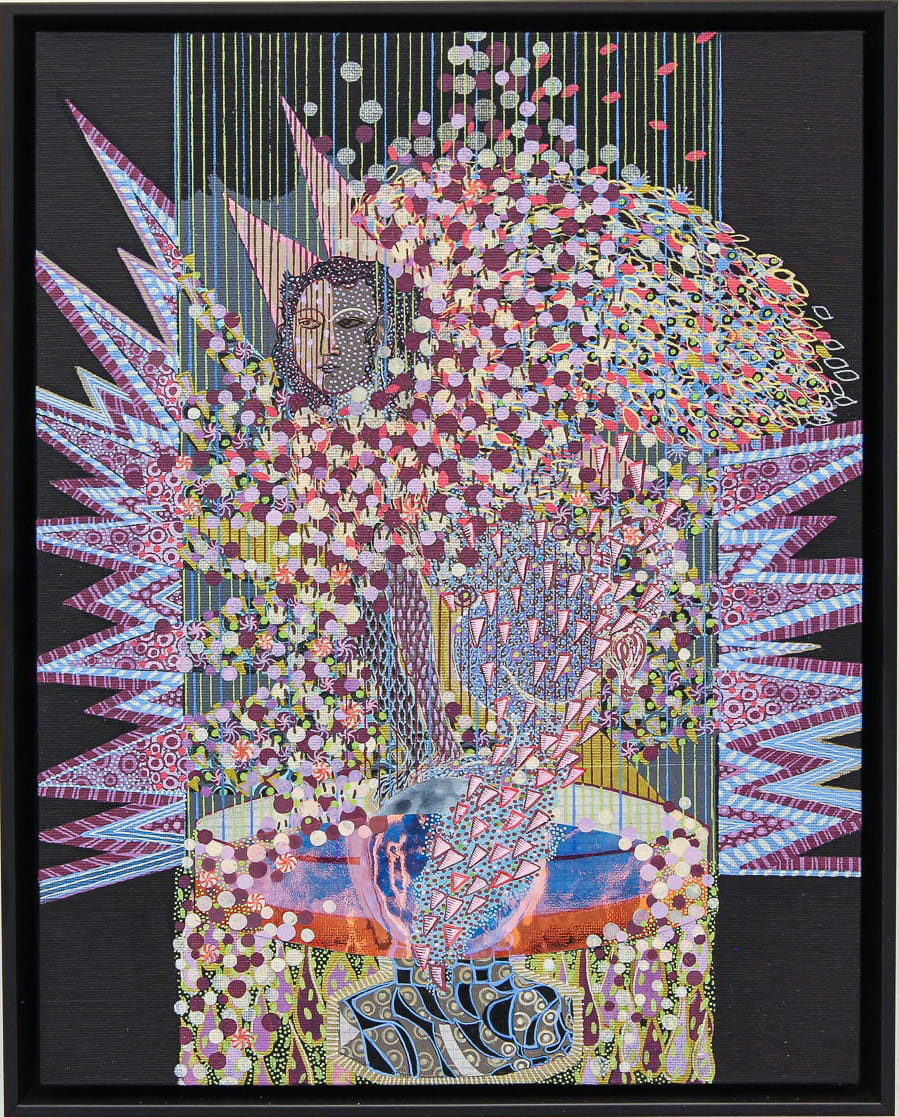 Sadia Fakih, Untitled (The Meena-Sphinx Sits on the Moon), 2021-22