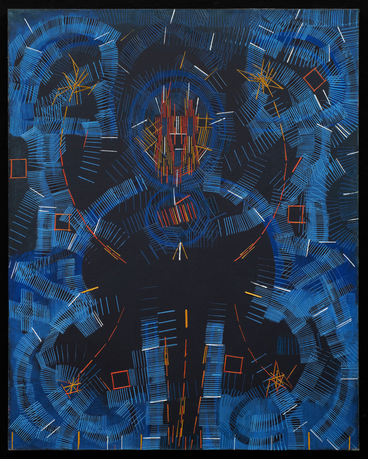 Lee Mullican, Starcatcher, 1985