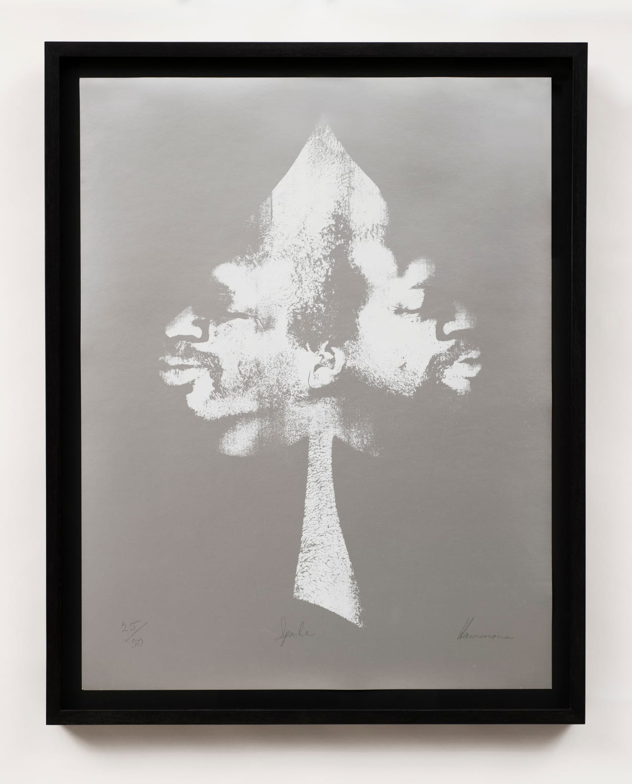David Hammons, Spade, 1972