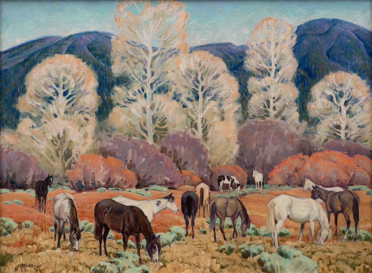 Ila McAfee, Winter Pasture, circa 1939
