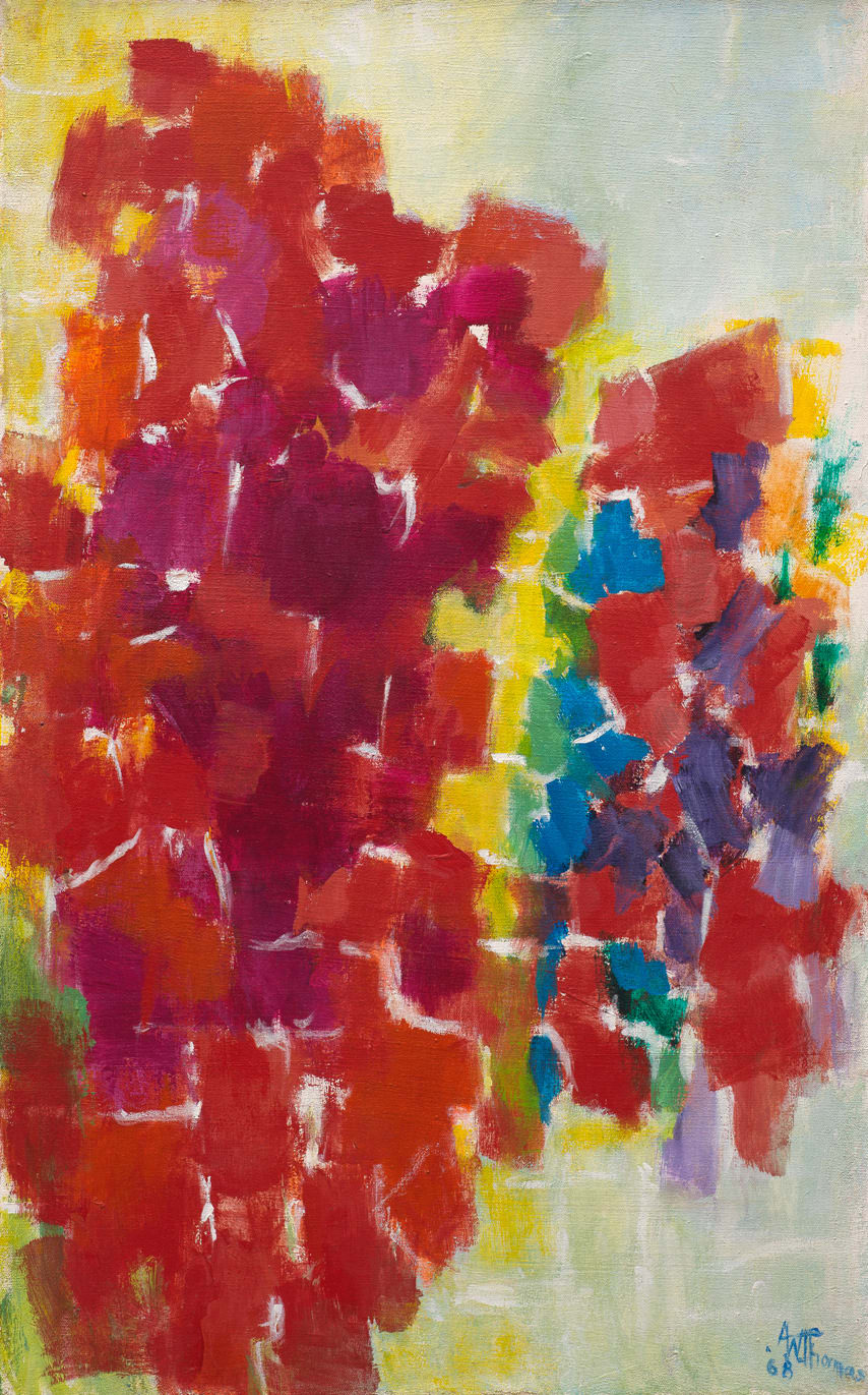 Alma Woodsey Thomas, Flash of Autumn, 1968