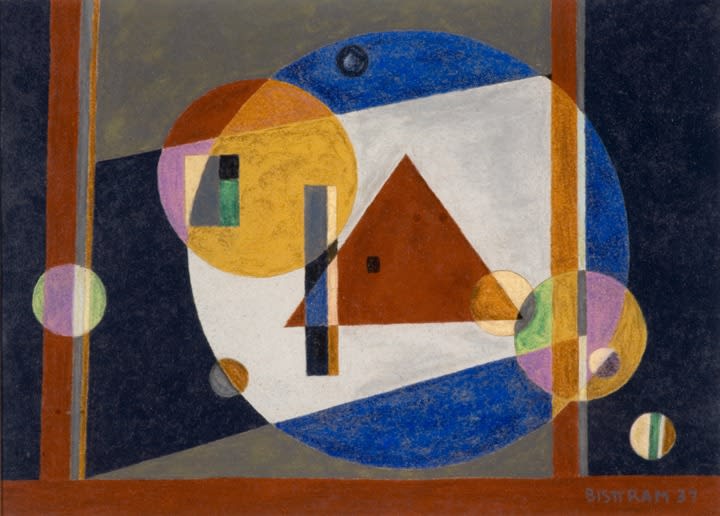 Emil J. Bisttram, Untitled Abstraction, 1937