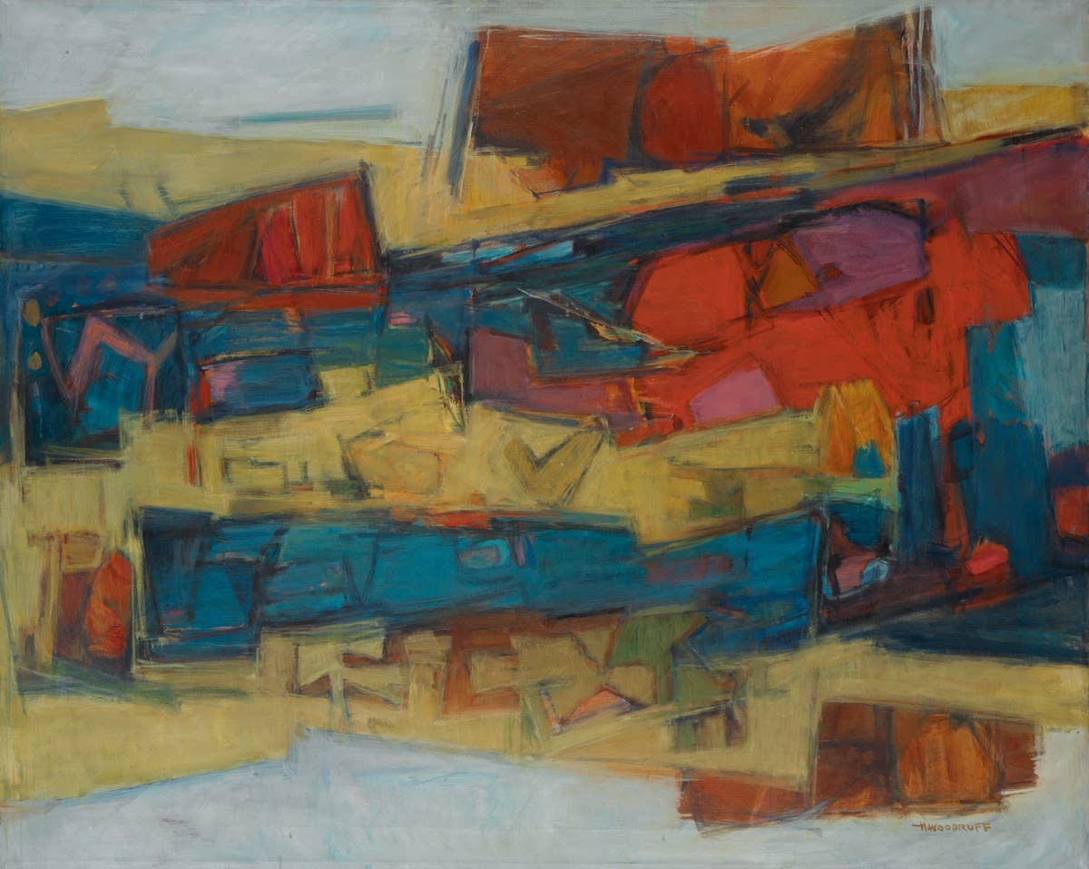 Hale Woodruff, Primordial Landscape, 1967