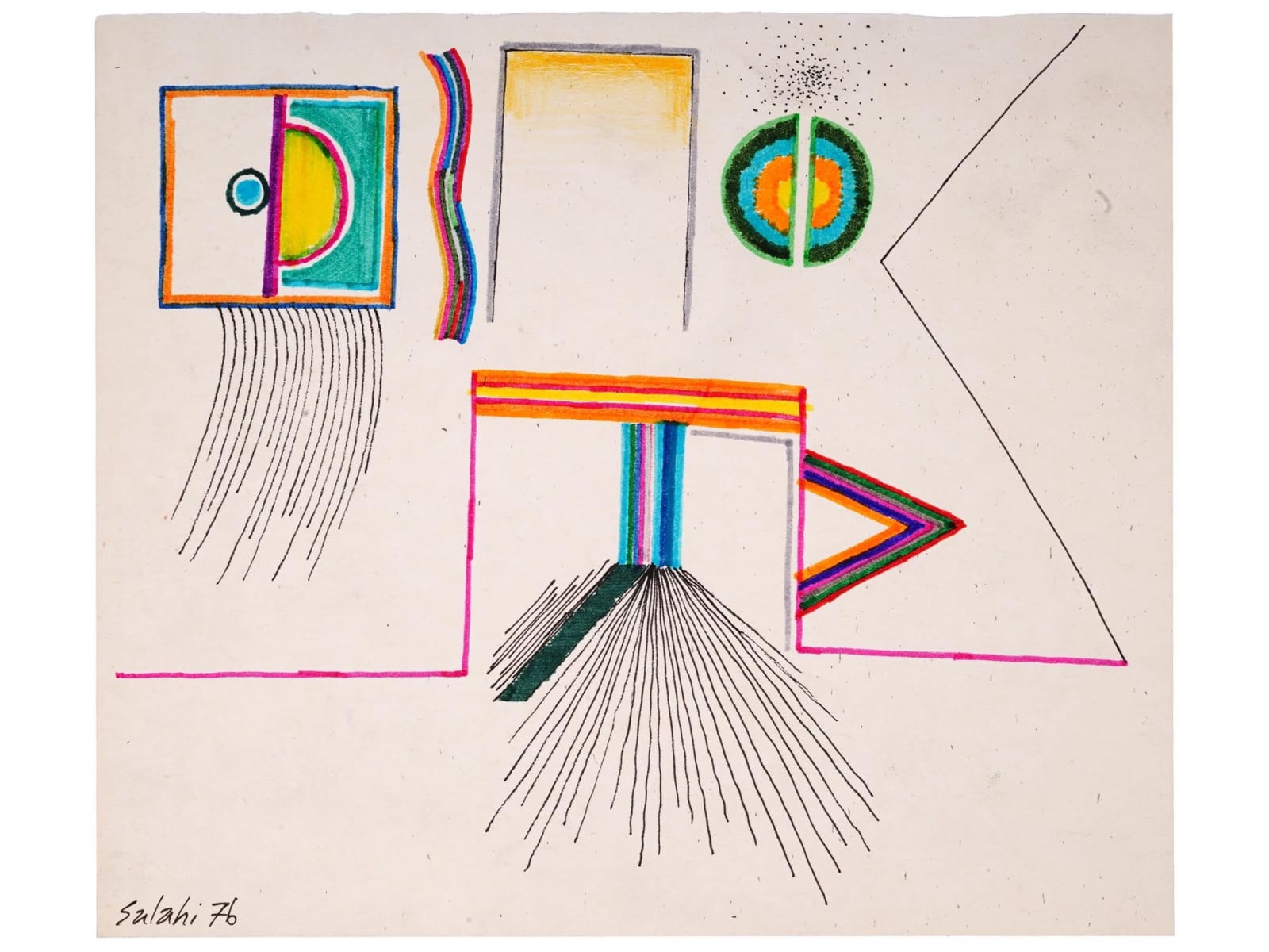 Ibrahim Salahi, Untitled, 1976