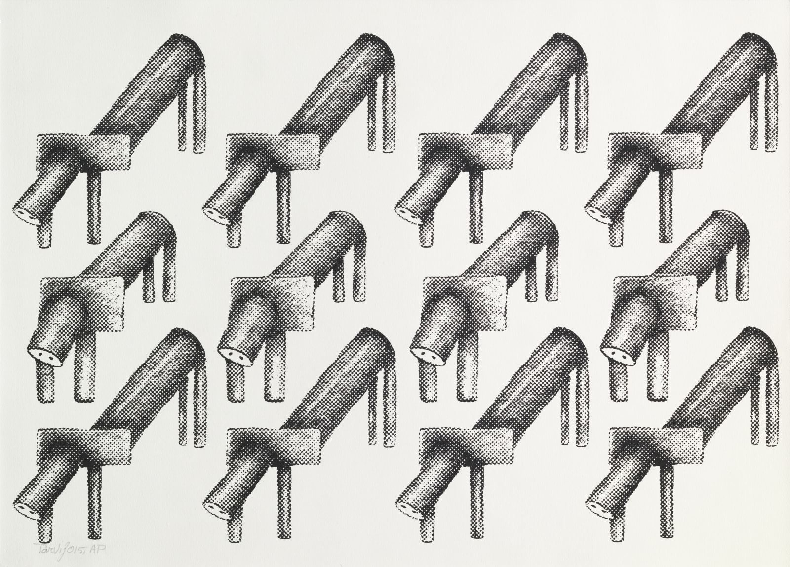 Parviz Tanavoli, Lion Prides, 2015