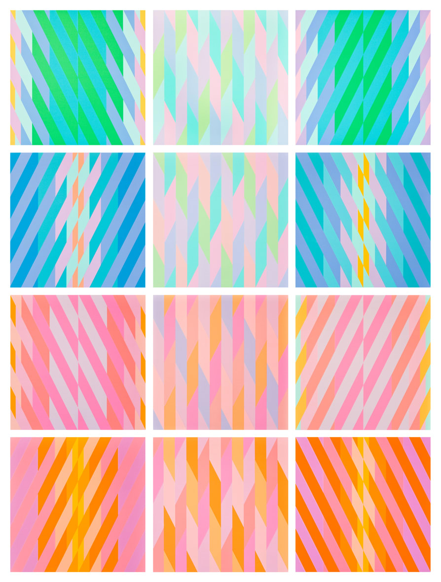 Kamal Boullata, Twelve Lanterns of Granada, 1995