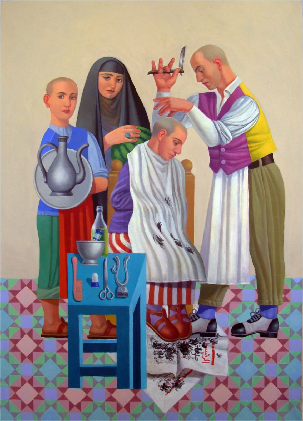 Faisel Laibi, Barber of Baghdad, 2015