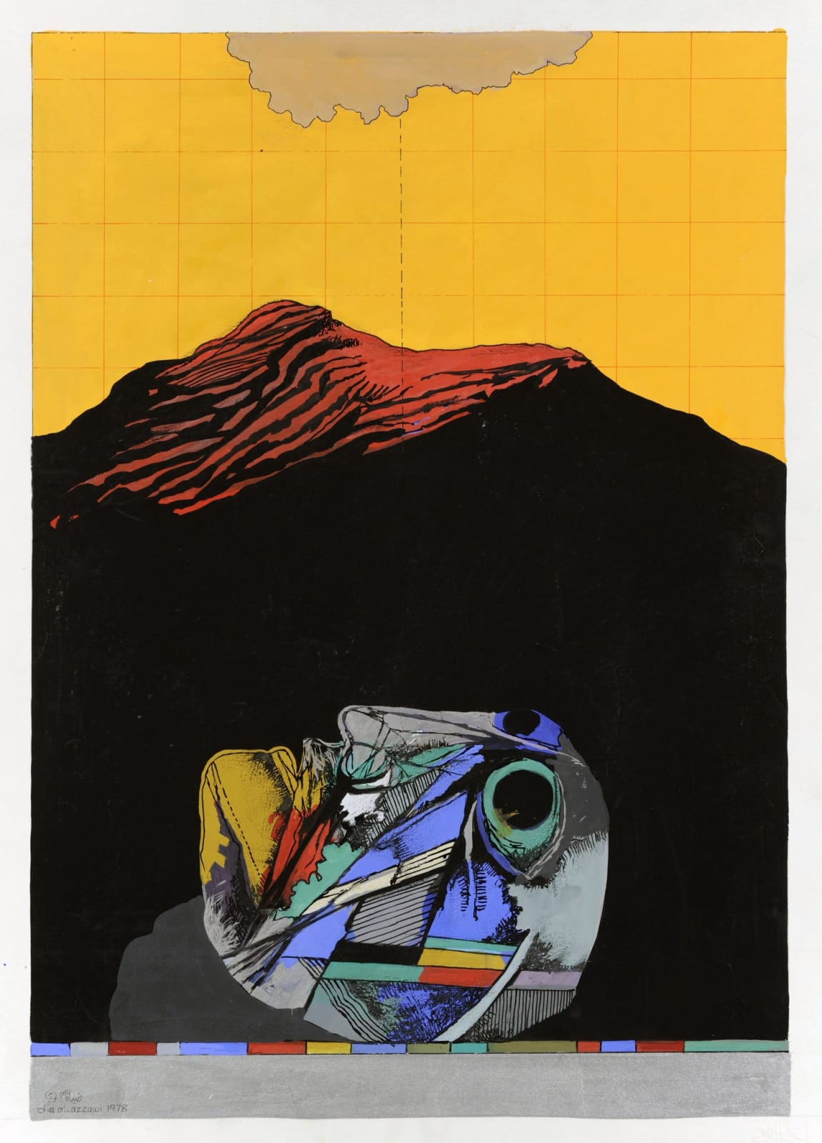 Dia al-Azzawi, Desert Diary, 1978