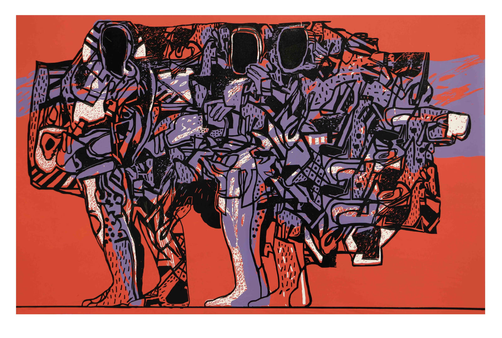 Dia al-Azzawi, Emigrants, 2018-19