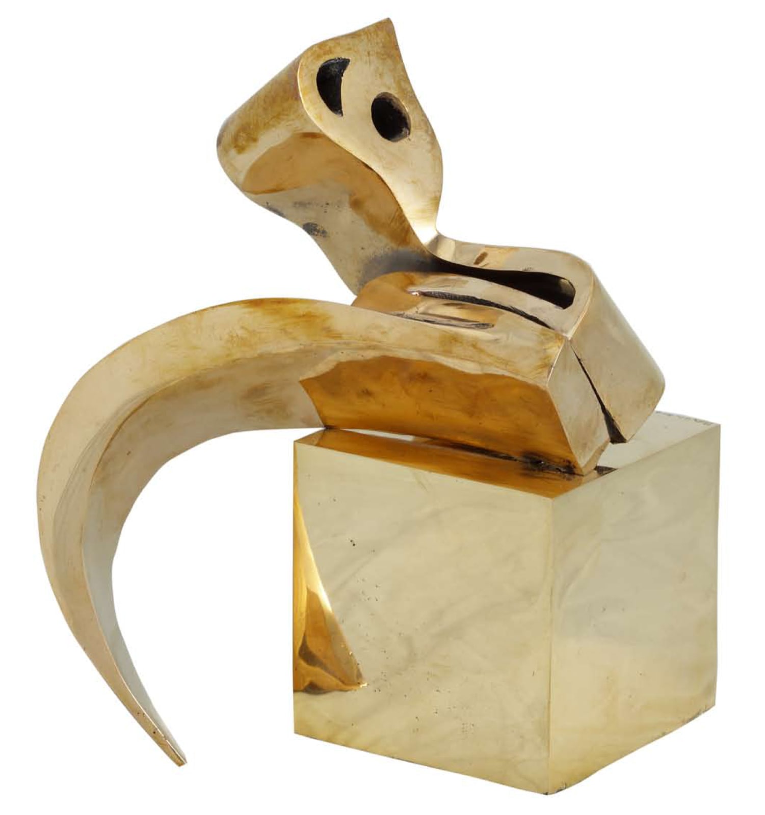 Parviz Tanavoli, Heech and Cube, 2007