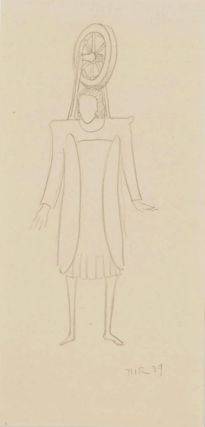 MAN RAY, Femme roue, 1939