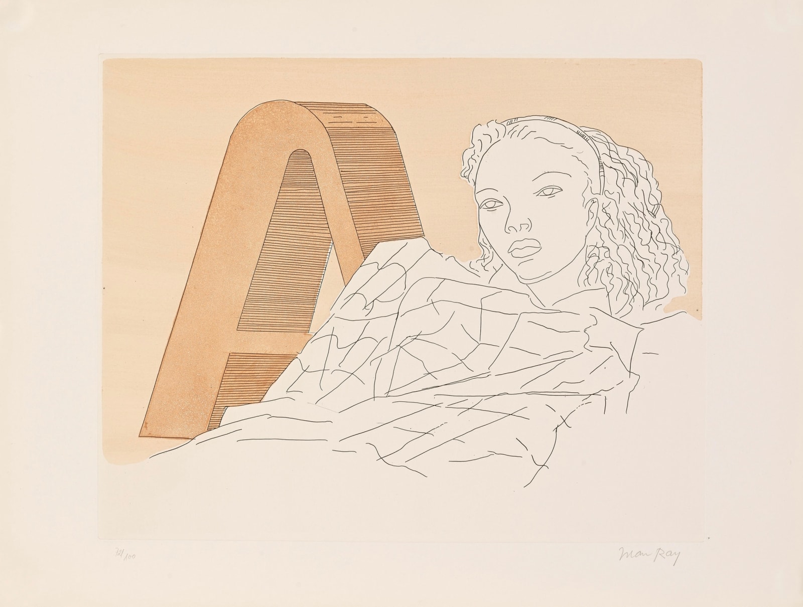 MAN RAY, Letter A, 1971