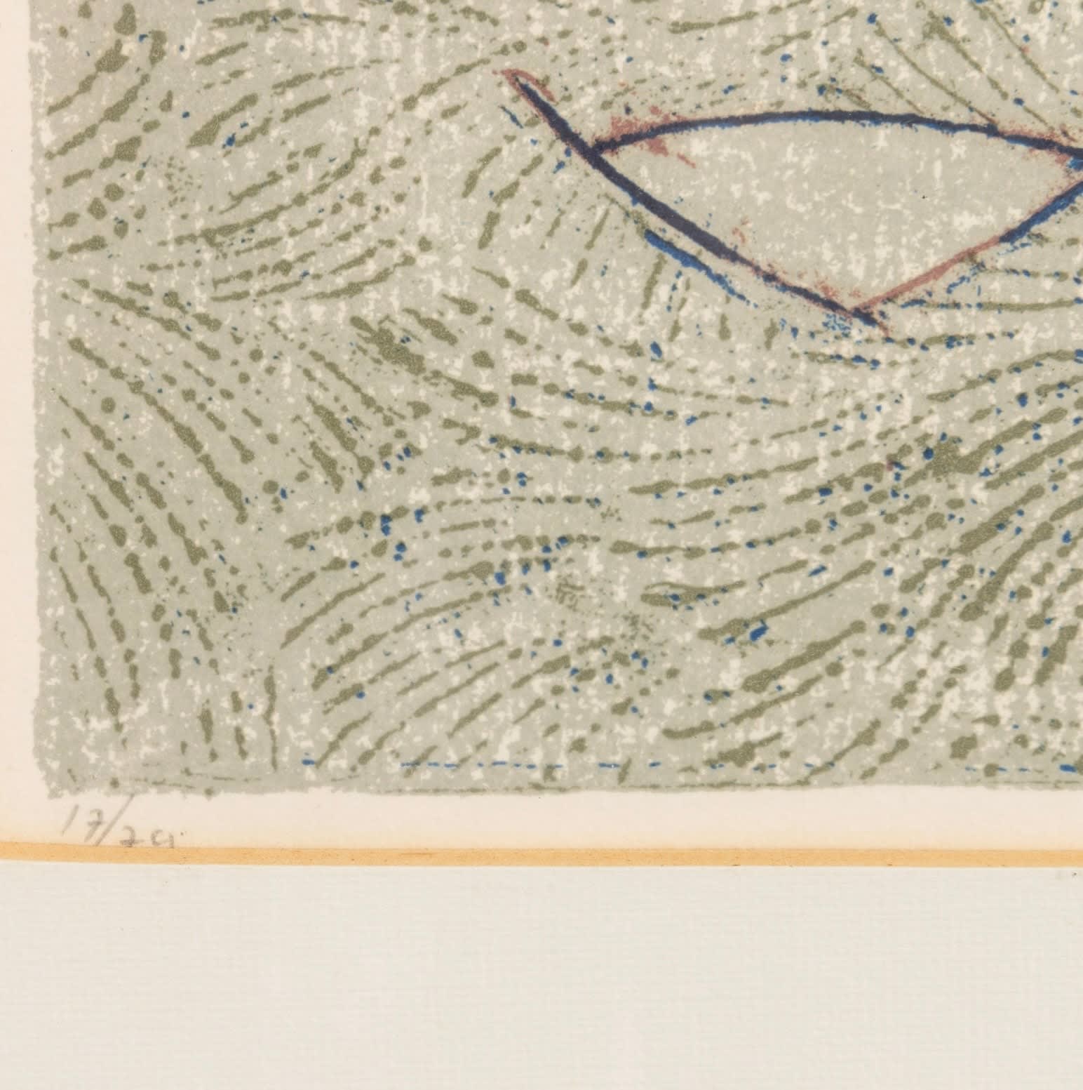MAX ERNST, Zu: Pierre Hebey, Festin (XI), 1974