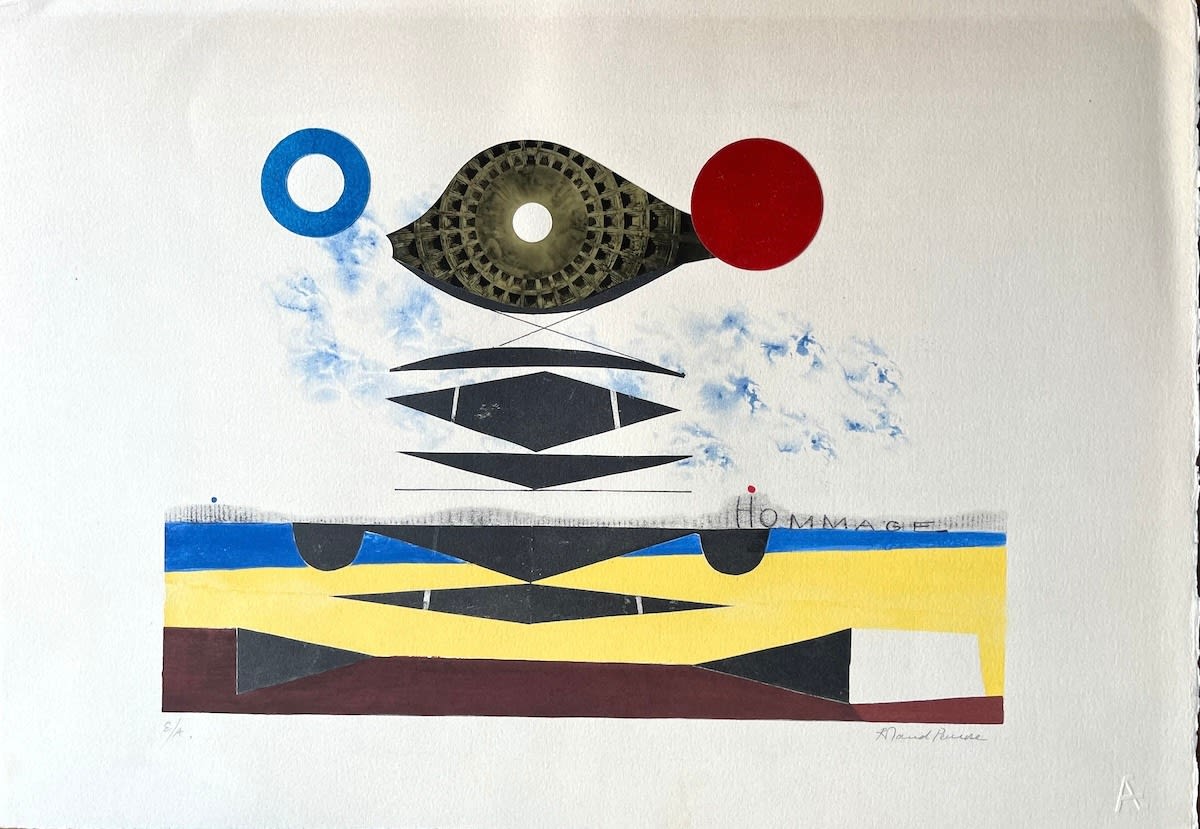 Roland Penrose, Hommage à Man Ray, pour La Logique Assassine, 1975