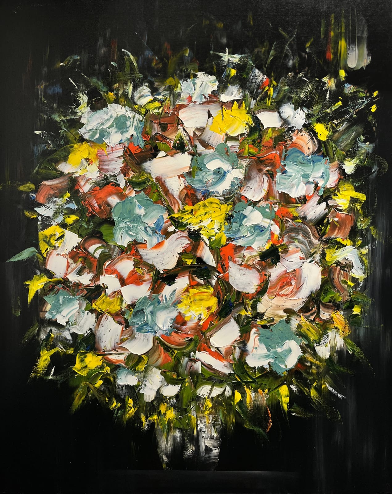 Moses Salihou, Bouquet de Fleur 1, 2024