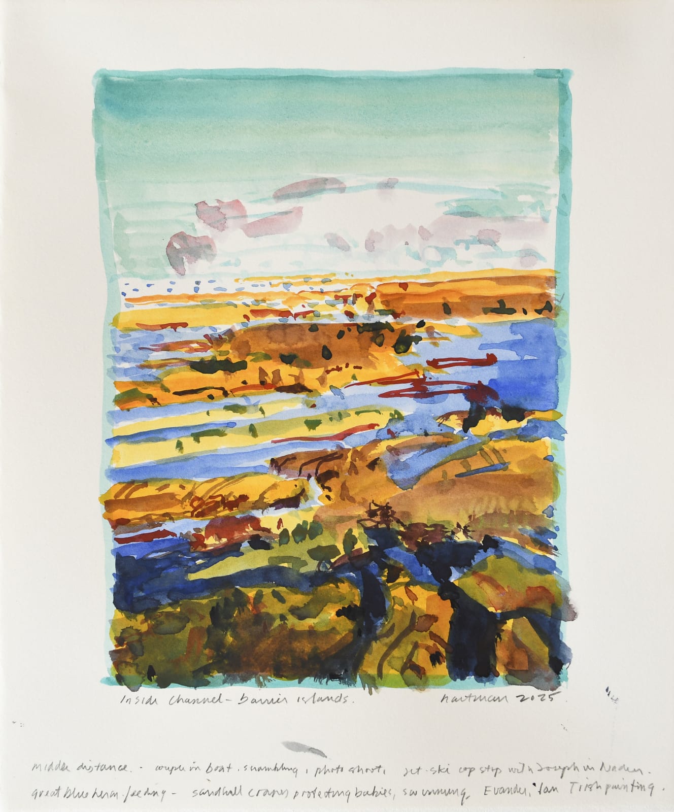 Inside Channel, Barrier Islands, 2025