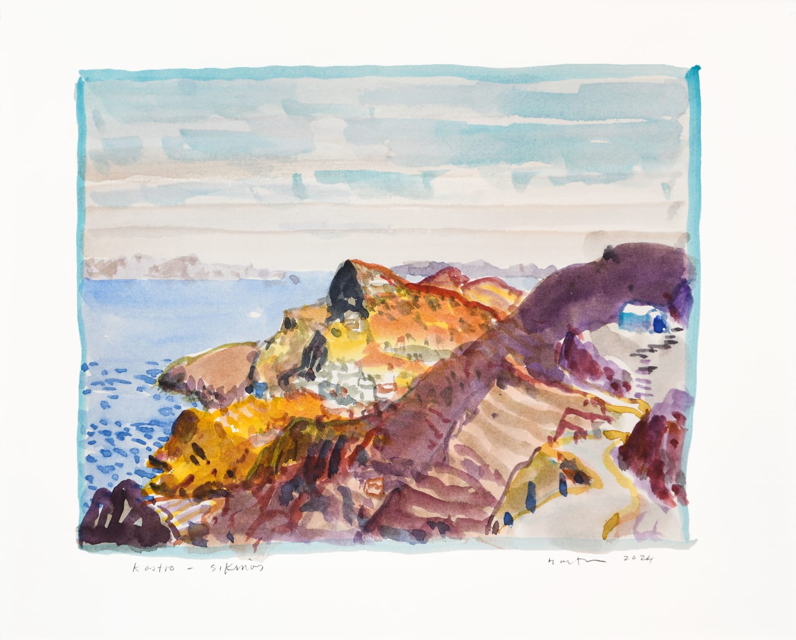 John Hartman, Kastro, Sikinos, 2024