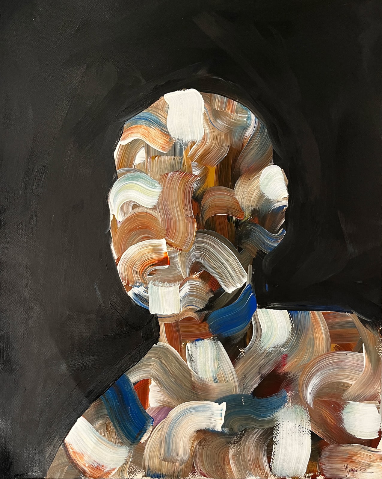 Moses Salihou, Projection, 2025