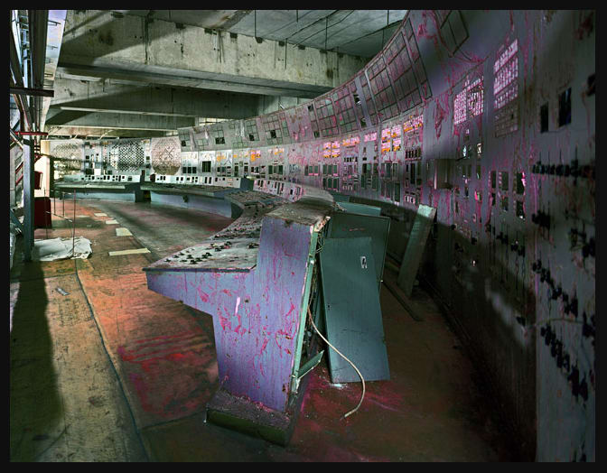 Robert Polidori, Unit 4 Control Room, Chernobyl, 2001