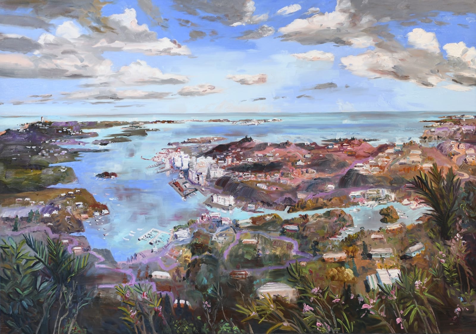 John Hartman, Hamilton Harbour From Trimingham Hill, 2024