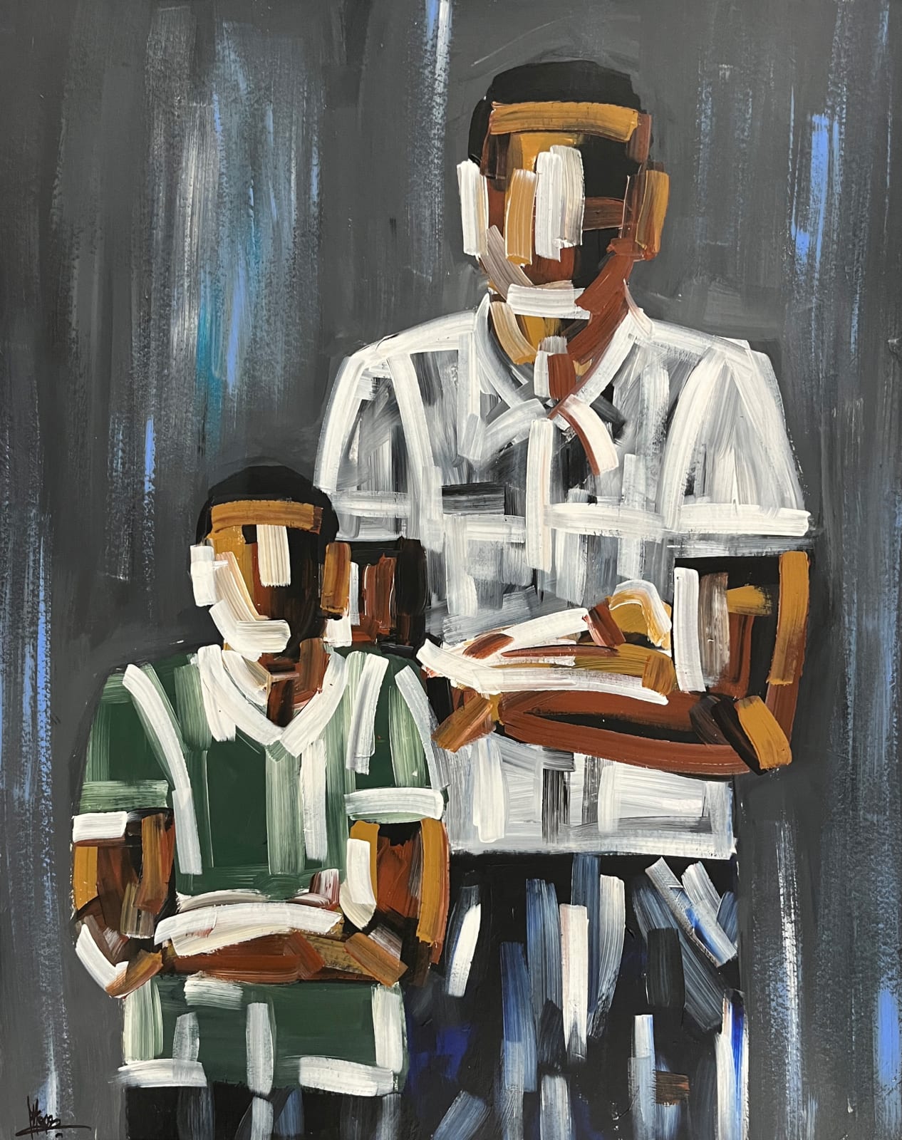 Moses Salihou, Father & Son, 2025